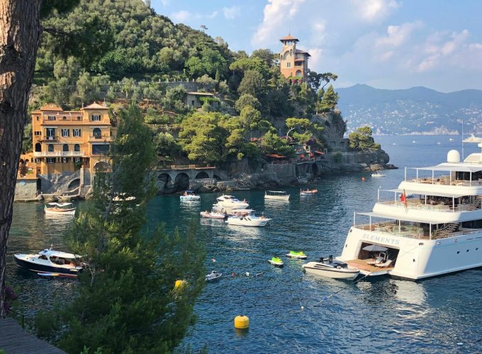 ساحل بورتفينو والبحيرات الايطالية مع الطيران